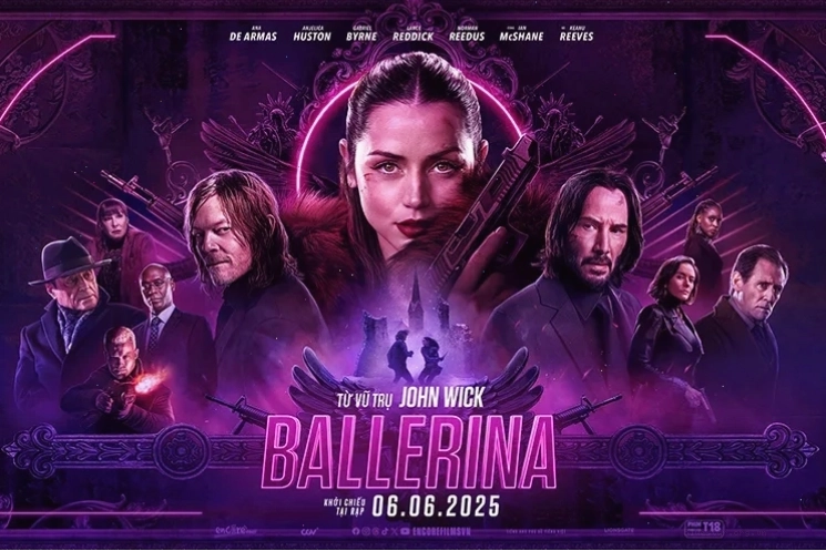 Ana de Armas trong phim Ballerina