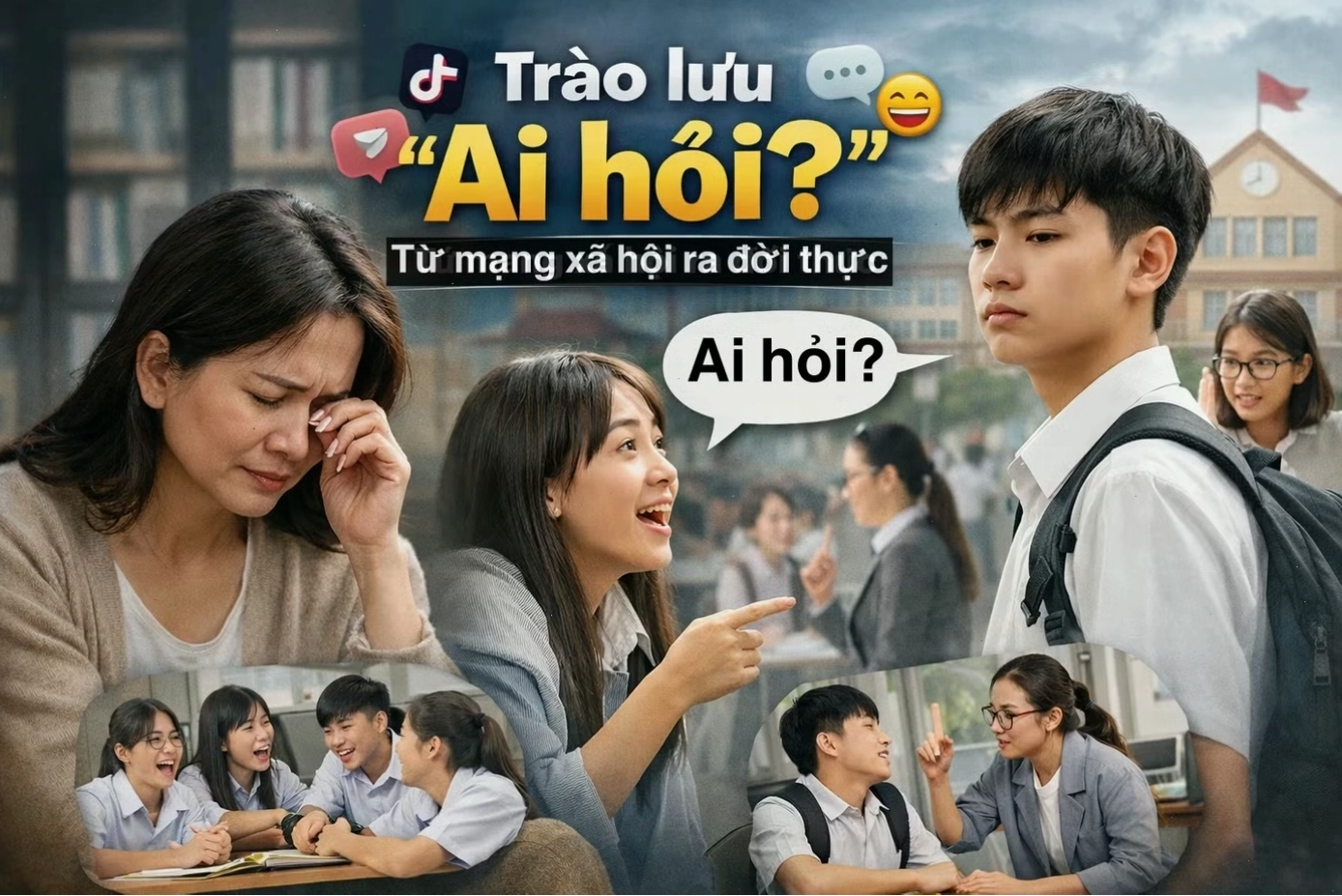 Ảnh minh họa một người đang nói chuyện, ngụ ý về sự tương tác trong giao tiếp