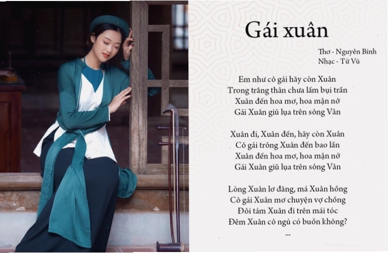Bài hát Gái xuân gợi nhớ về không khí tưng bừng của ngày Tết