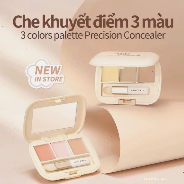 Bảng Che Khuyết Điểm 3 Ô Judydoll Three-Color Concealer Palette 2.7g