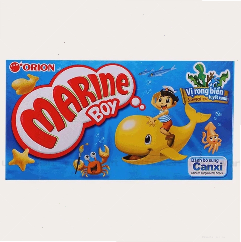 Bánh Marine Boy Rong Biển Tuyết Xanh tại Lotte Mart