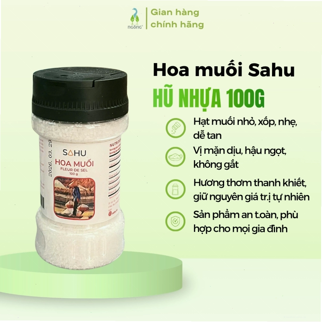 Bao bì hộp 100g hoa muối Sa Huỳnh