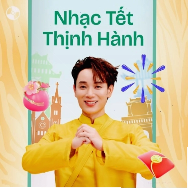Bìa album Nhạc Tết Thịnh Hành 2026 với sự góp mặt của Hòa Minzy, Hoàng Thùy Linh