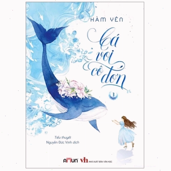 Bìa sách "Cá Voi Cô Đơn" Tập 3, gợi nhớ đến chủ đề về tình yêu và sự cô đơn