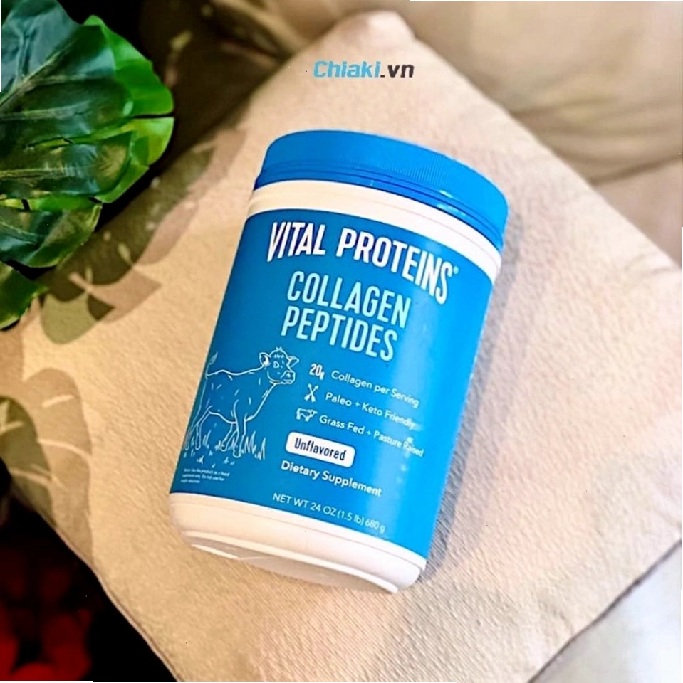 Bột collagen Vital Proteins Collagen Peptides Unflavored