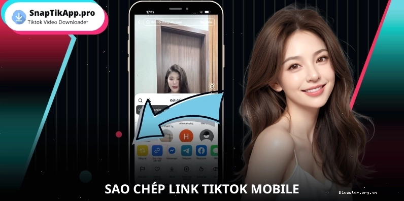 Bước 1: Sao chép liên kết video trên TikTok