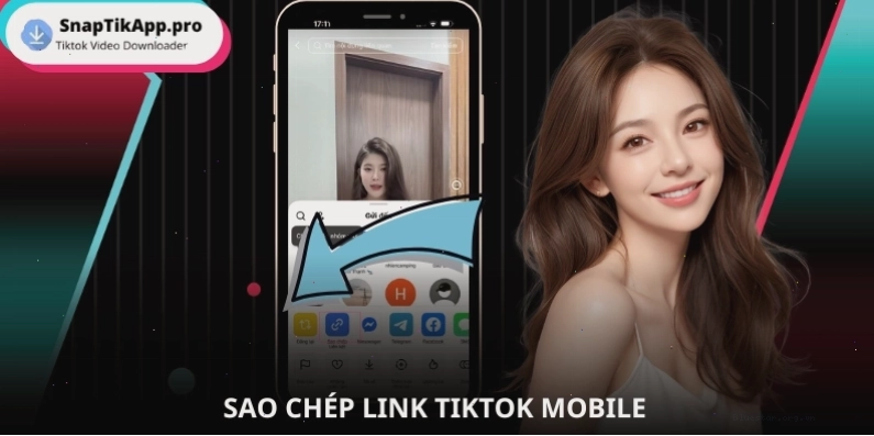 Các bước tải video TikTok trên điện thoại di động