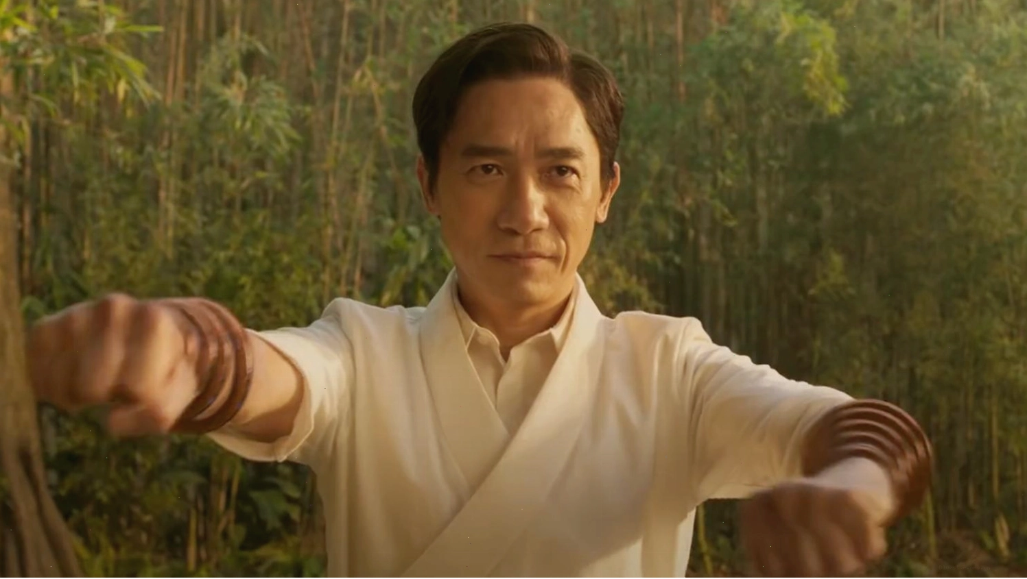 Cảnh quay hoành tráng trong Shang-Chi, thể hiện sự kết hợp giữa võ thuật và yếu tố thần thoại