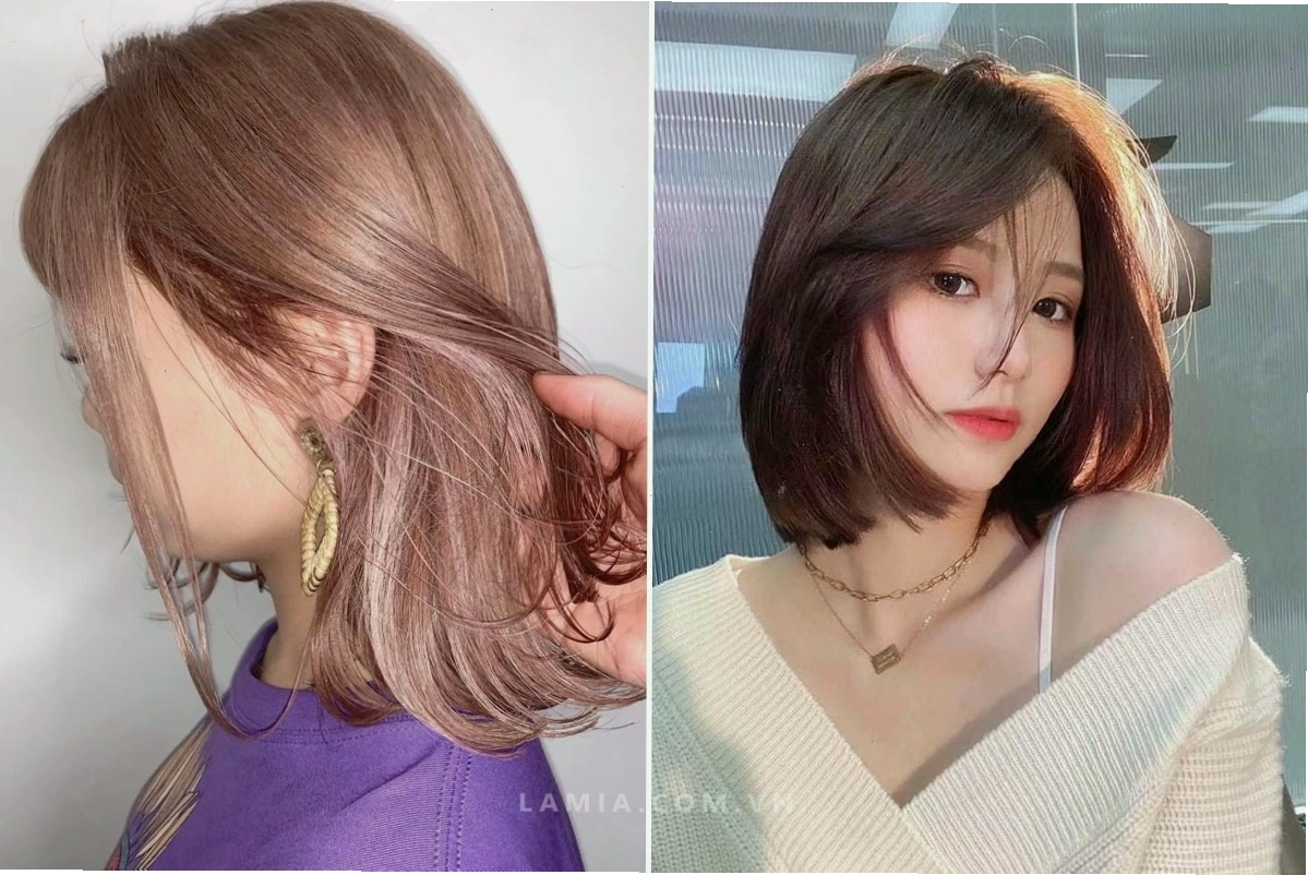Cô gái trẻ trung với mái tóc ngắn ngang vai