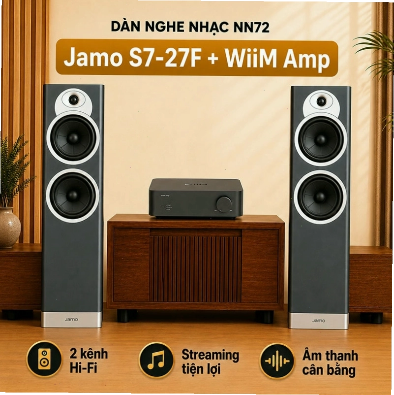 Dàn nghe nhạc hai kênh Stereo NN72