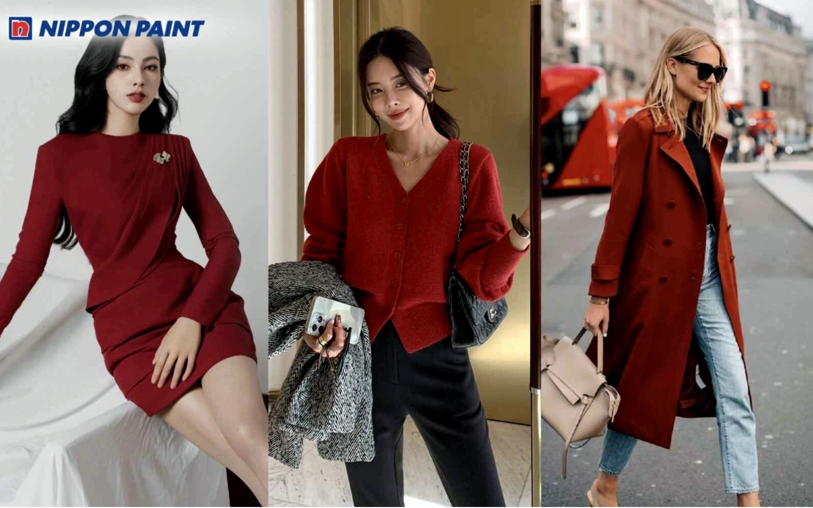 Đỏ đô là gam màu được yêu thích trong thời trang nhờ tôn da, sang trọng và chín chắn