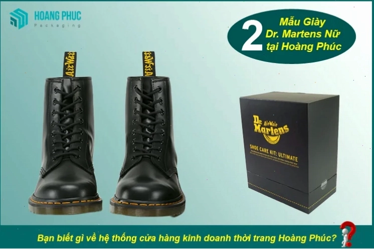 Dr. Martens Bot cổ cao SMOOTH BLACK