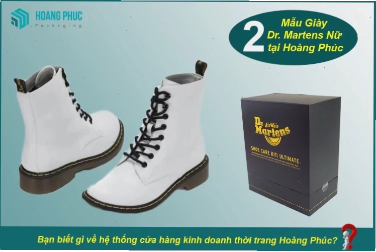 Dr. Martens Giày Boot Nữ Pascal Wanama white