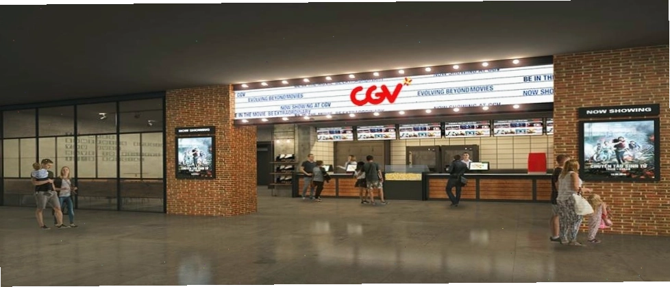 Giao diện đặt vé trực tuyến trên ứng dụng CGV