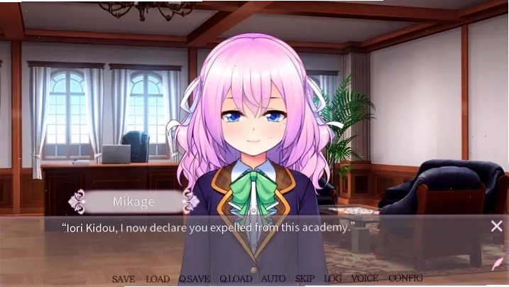 Giao diện game Trap Yuri Garden với hình ảnh minh họa bắt mắt