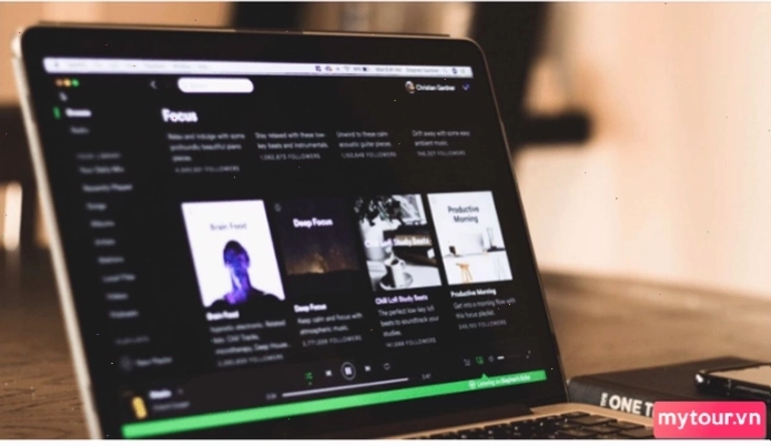 Giao diện Spotify Web trên thiết bị di động