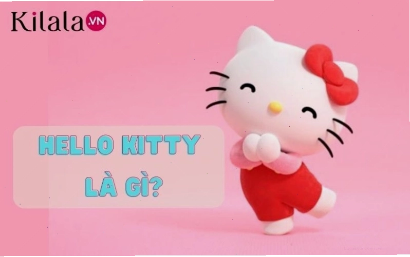 Hello Kitty với chiếc nơ đỏ đặc trưng