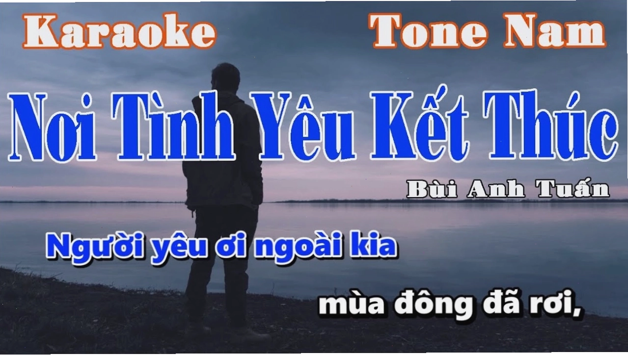 Hình ảnh minh họa cho không gian buồn và cô đơn trong bài hát Nơi Tình Yêu Kết Thúc