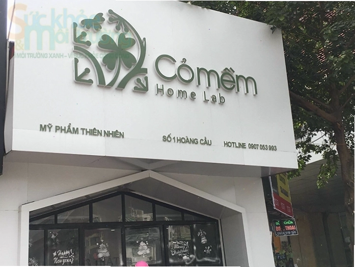 Hình ảnh minh họa quảng cáo mỹ phẩm Cỏ Mềm gây hiểu nhầm công dụng