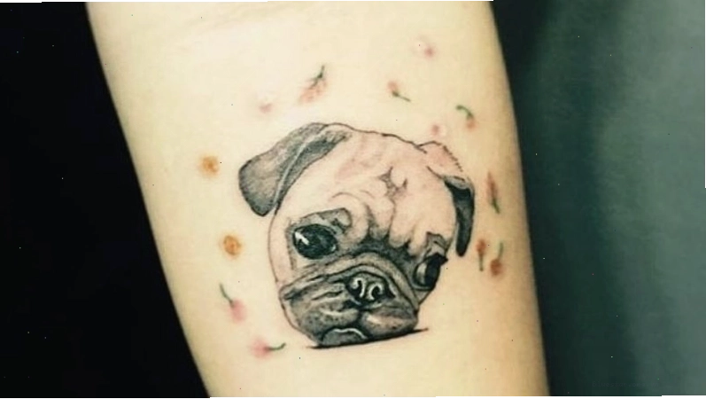 Hình xăm chú Bulldog