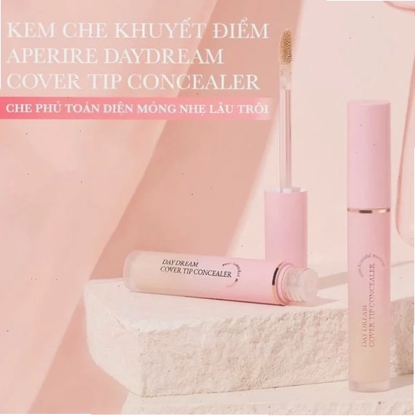 Kem Che Khuyết Điểm Aperire Mỏng Nhẹ, Lâu Trôi Daydream Cover Tip Concealer 4.5ml