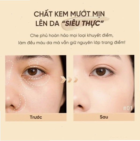 Kem Che Khuyết Điểm Judydoll Traceless Cloud-Touch Concealer 3.2g