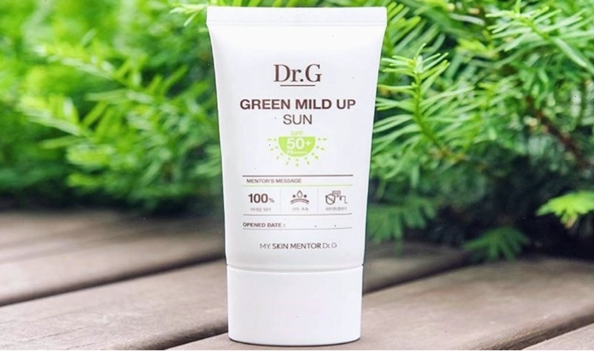 Kem chống nắng Dr.G Green Mild Up Sun kiềm dầu cho da mụn