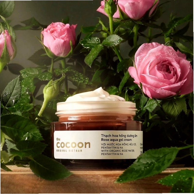 Kem dưỡng Cocoon dưỡng ẩm sáng da với chiết xuất hoa hồng