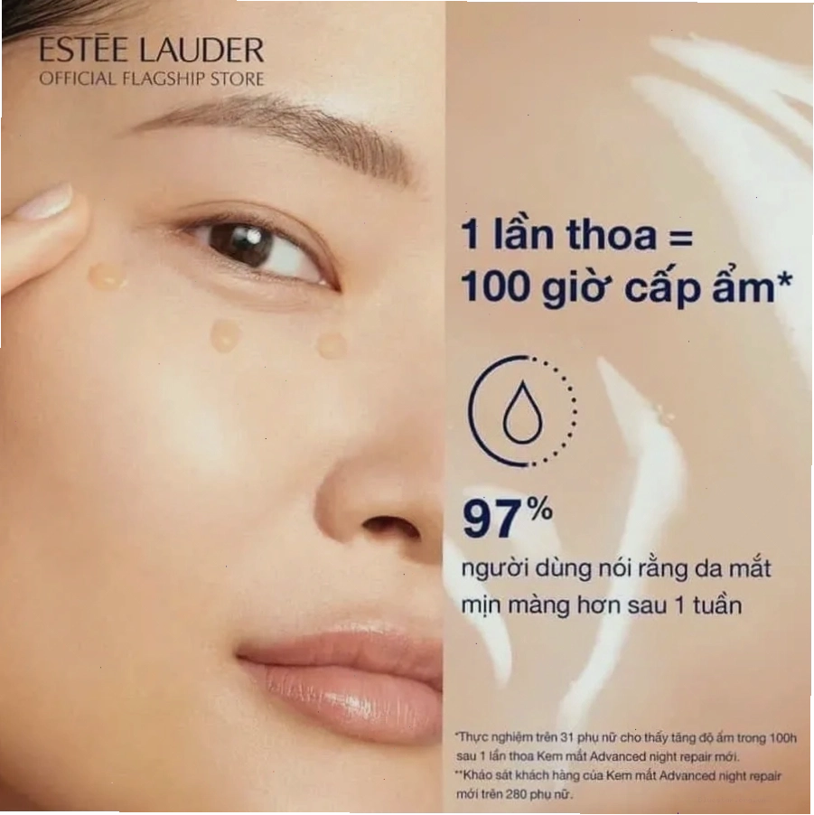 Kem dưỡng mắt Estee Lauder Advanced Night Repair Supercharged chống nhăn thâm bọng, 15ml