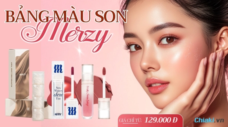 Khám phá Thế giới Son Merzy: Màu Sắc Bền Lâu và Chất Son Mịn Lì