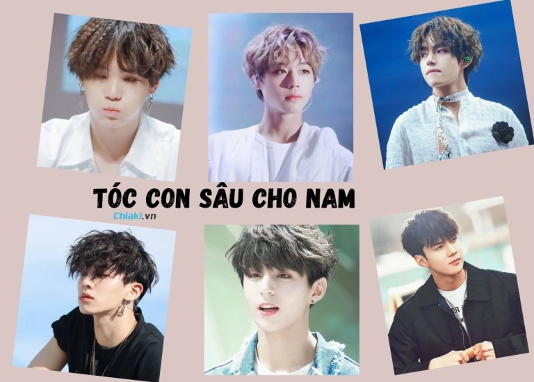 Khám Phá Xu Hướng Tóc Con Sâu Nam: Kiểu Dáng Đa Dạng Và Cách Chăm Sóc Hiệu Quả