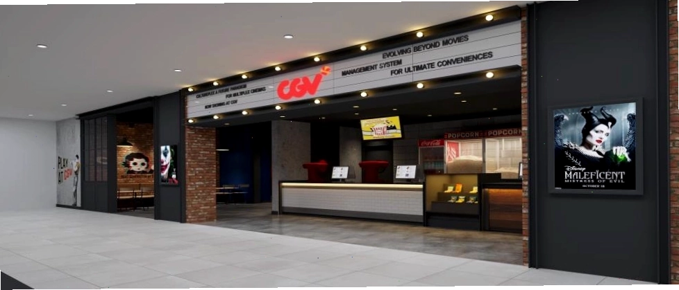 Không gian sảnh chờ hiện đại tại CGV Cẩm Phả