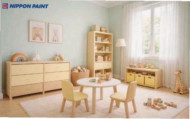 Không gian vui tươi giúp kích thích tư duy và trí tưởng tượng của trẻ