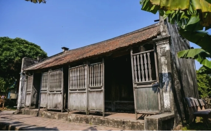Không gian xanh mát tại Làng Vũ Đại