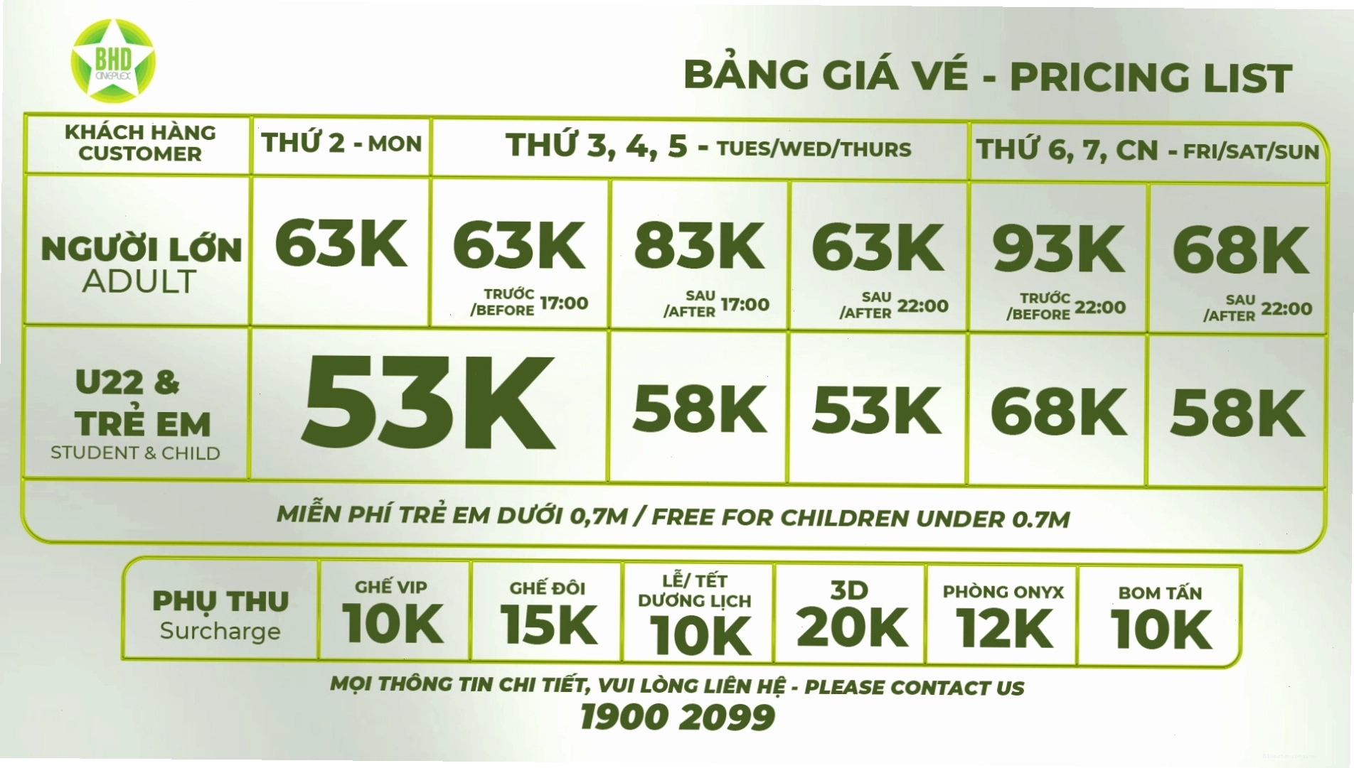 Không gian xem phim hiện đại tại BHD Star