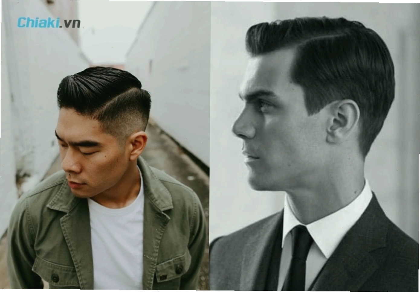 Kiểu tóc Classic Side Part sang trọng