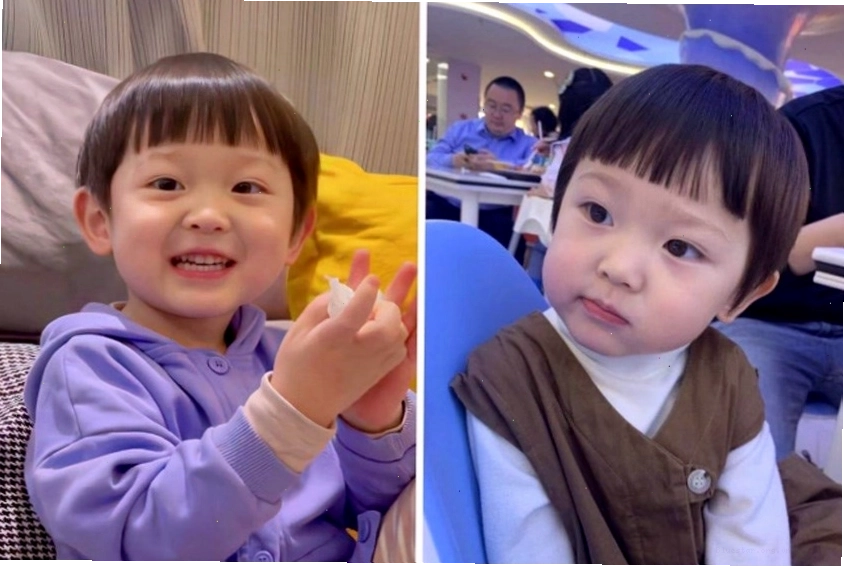 Kiểu tóc đầu nấm cho bé trai mặt tròn thêm đáng yêu
