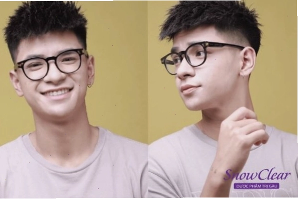 Kiểu tóc mohican không vuốt tạo bồng bềnh và tự nhiên cho mái tóc