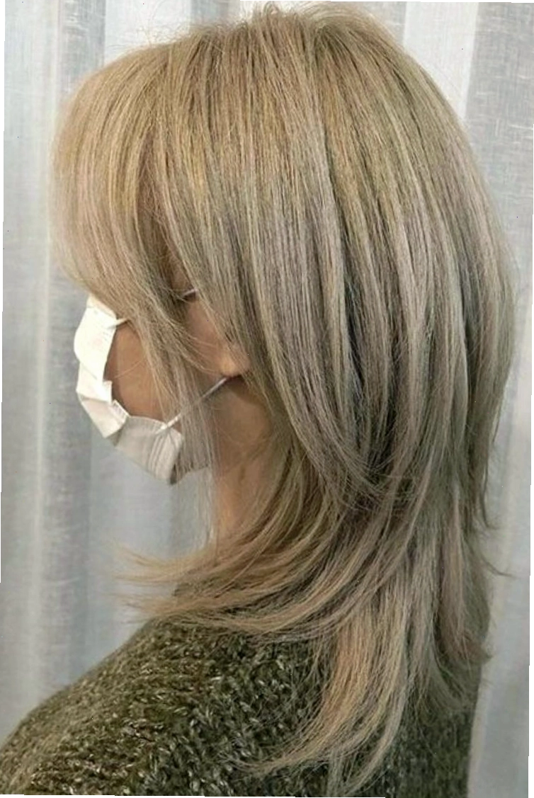 Kiểu tóc mullet nữ dài ngang vai mềm mại