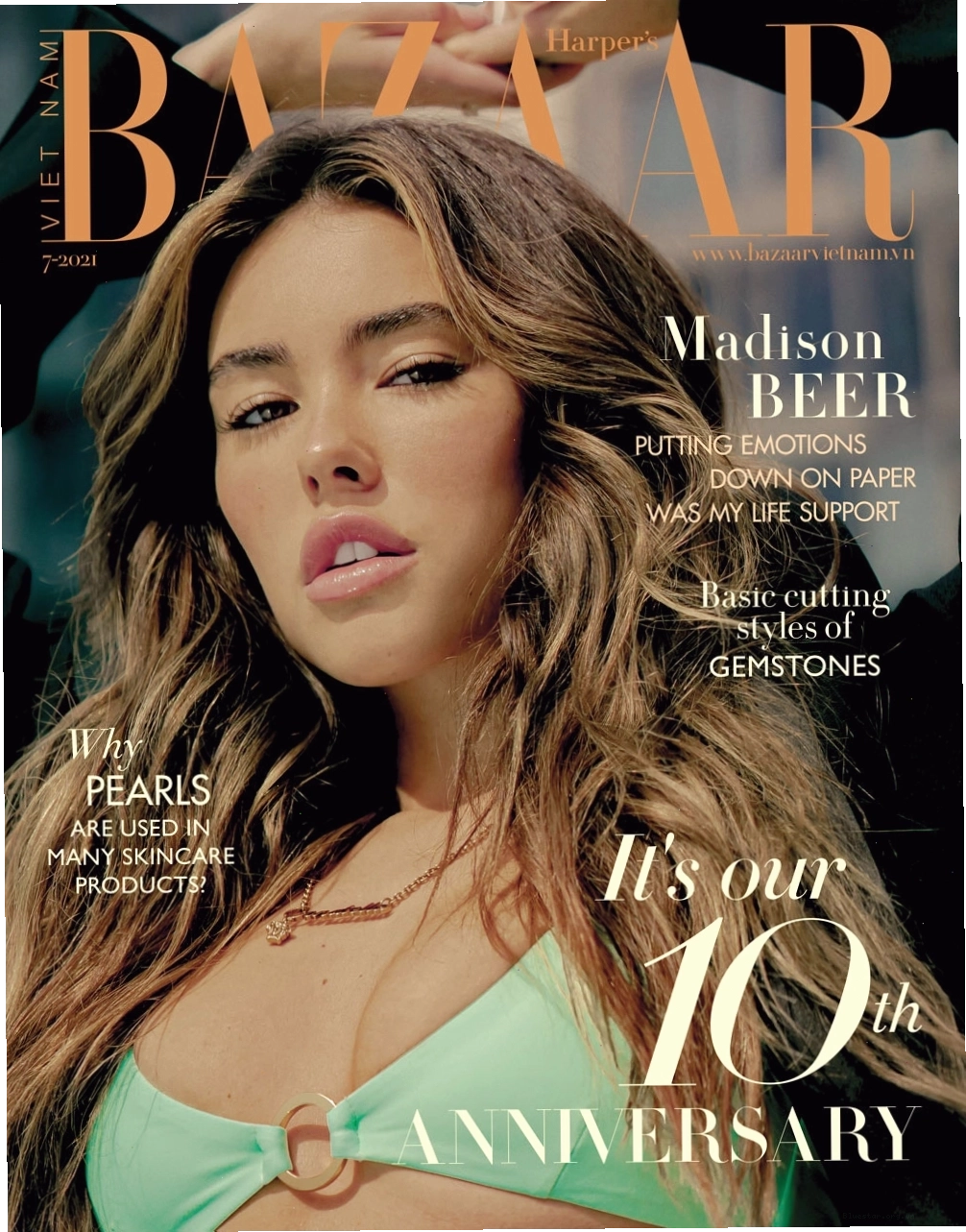 Madison Beer chụp hình bìa tạp chí Harper’s Bazar Việt Nam