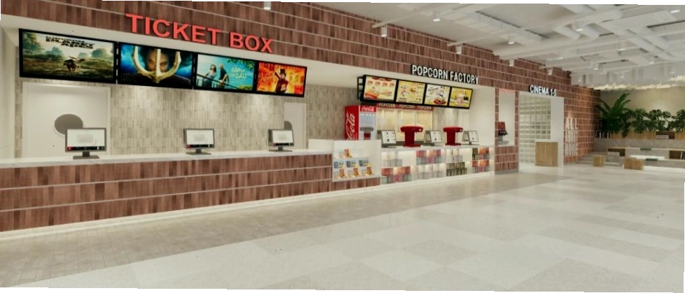 Màn hình chiếu phim tại rạp CGV