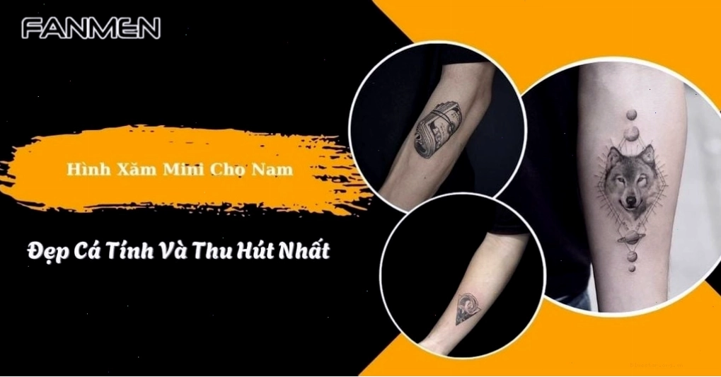 Mẫu hình xăm mini cho nam
