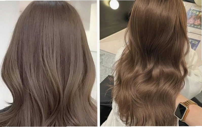 Màu tóc nâu lạnh trầm nhẹ, tôn nét thanh lịch tự nhiên và vẻ đẹp dịu dàng
