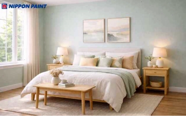 Màu xanh mint mang lại cảm giác thanh khiết và dịu mát cho mọi công trình nội thất