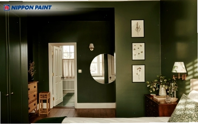 Màu xanh rêu giúp cân bằng năng lượng và tạo sự hài hòa cho không gian sống