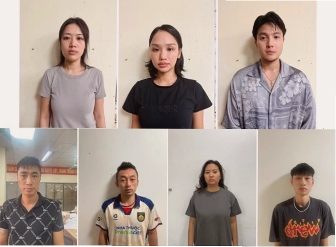 Miu Lê và các đối tượng liên quan trong vụ án tổ chức sử dụng trái phép chất ma túy