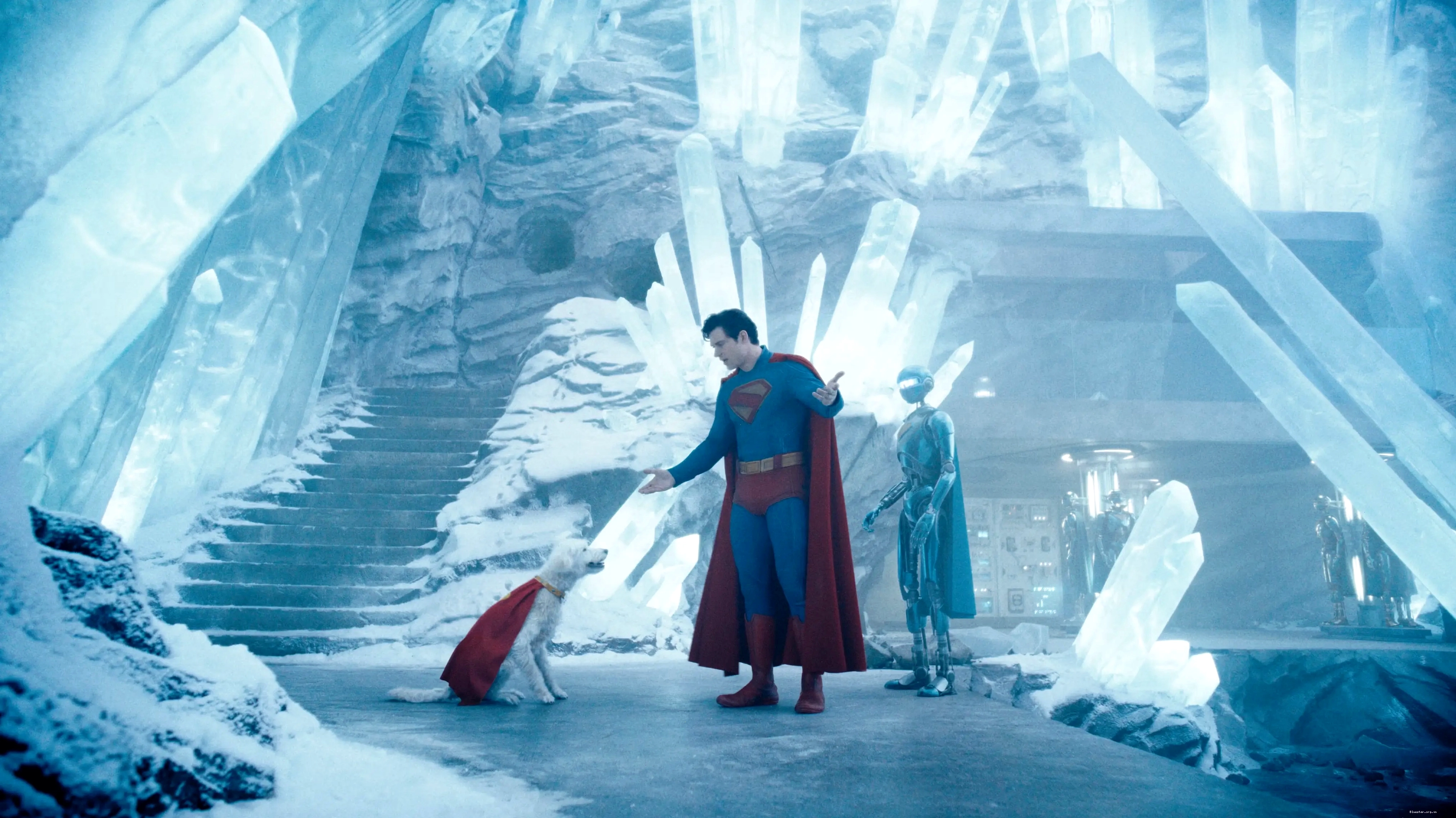 Một cảnh quay trong Superman 2025