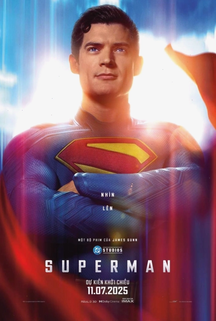Một góc nhìn khác về poster Superman 2025