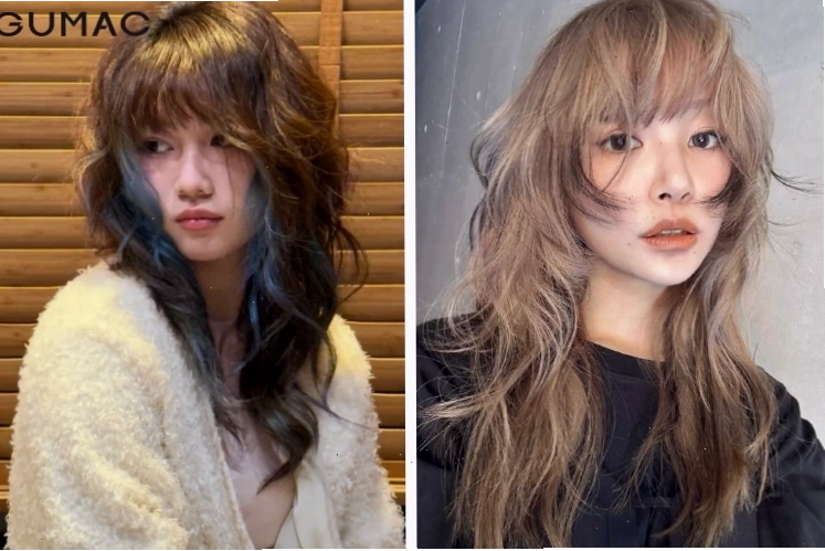 Mullet layer uốn chữ S đầy quyến rũ