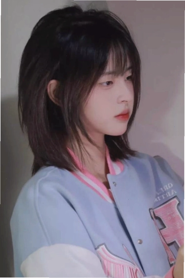 Mullet nữ dài đẹp tự nhiên